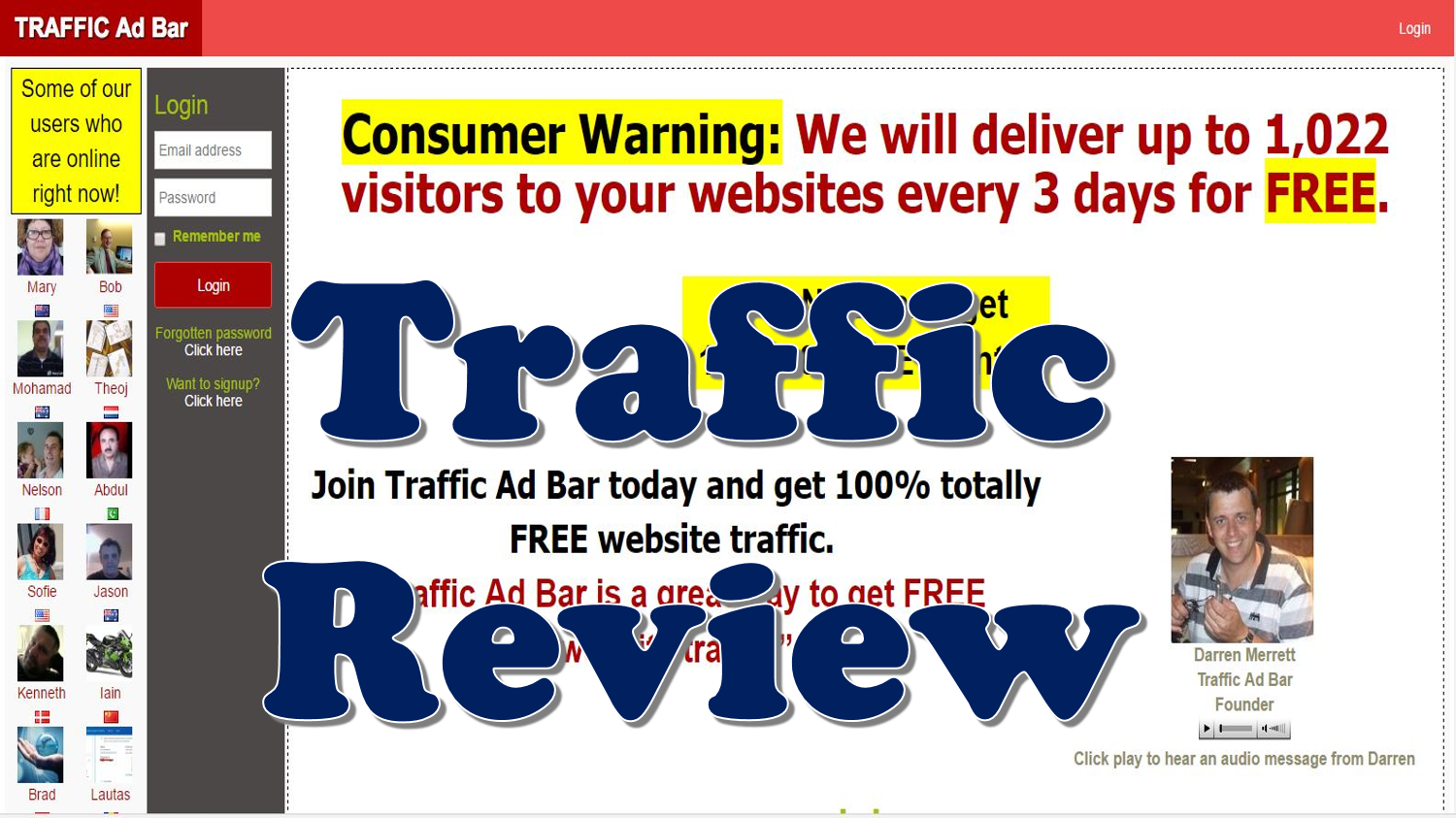 Traffic Ad Bar Review